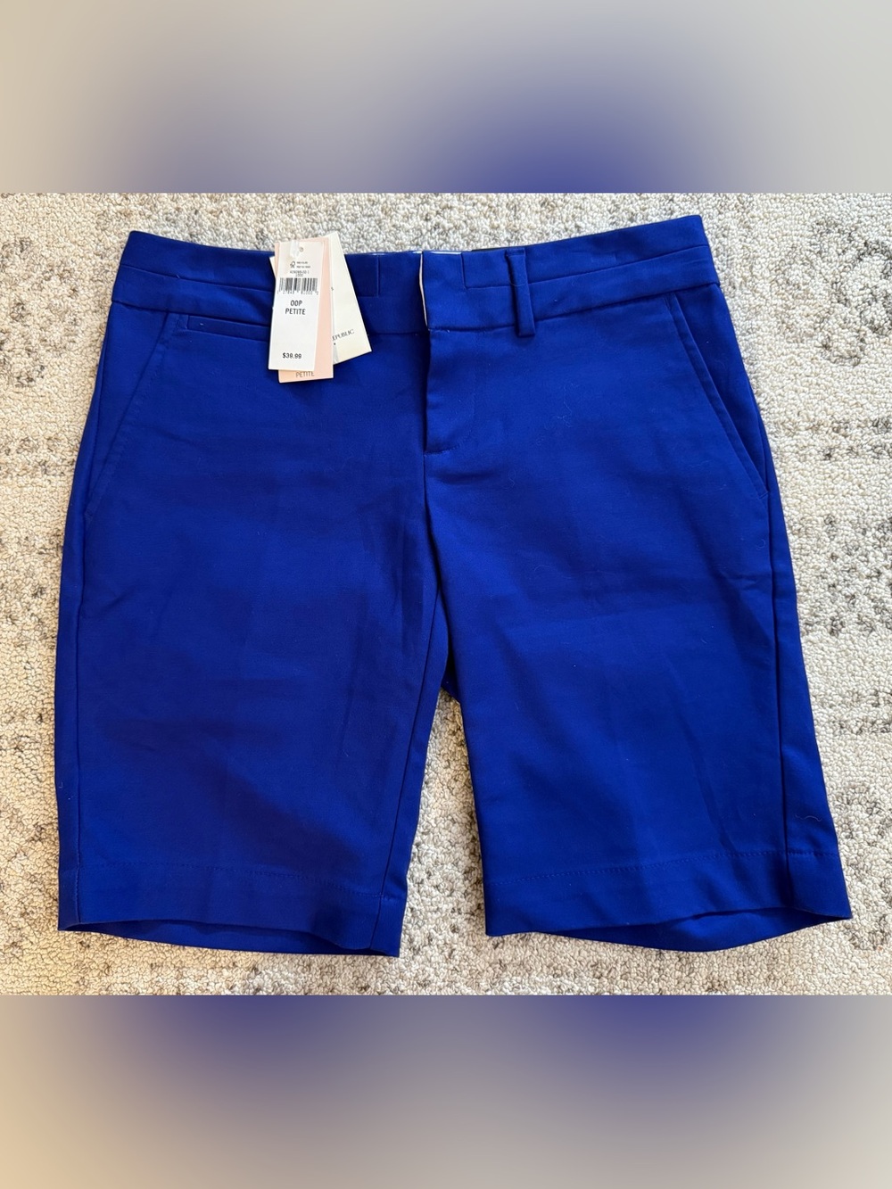 NWT Banana Republic Martin Fit Royal Shorts Sz 00P